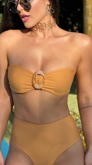 Biquini Tomara que Caia & Hot Pant com Argola – A Elegância que Esculpe