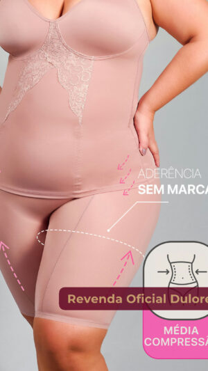 Duloren - Bermuda Modeladora Em Microfibra De Alta Compressão Tech Redutora